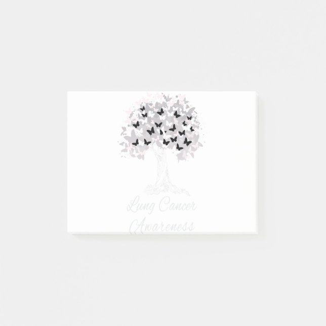 Geschenk des Lungenkrebs-Erzkriegers Tree Hope Post-it Klebezettel (Vorderseite)