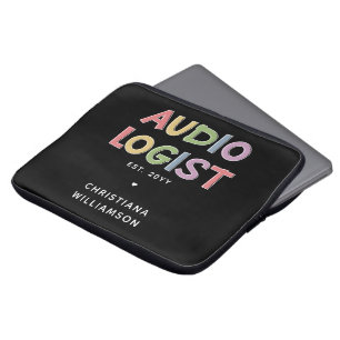 Geschenk des personalisierten Audiologen Audiology Laptopschutzhülle