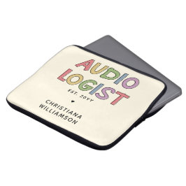 Geschenk des personalisierten Audiologen Audiology Laptopschutzhülle