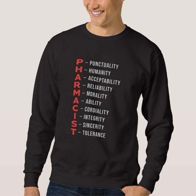 Geschenk des Pharmazeutischen Technischen Arztes Sweatshirt (Vorderseite)