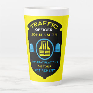 Geschenk des Polizeibeamten für das Ruhestand Milchtasse