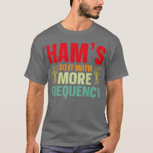 Geschenk des Radio Ham Amateur Radio Operator mit T-Shirt