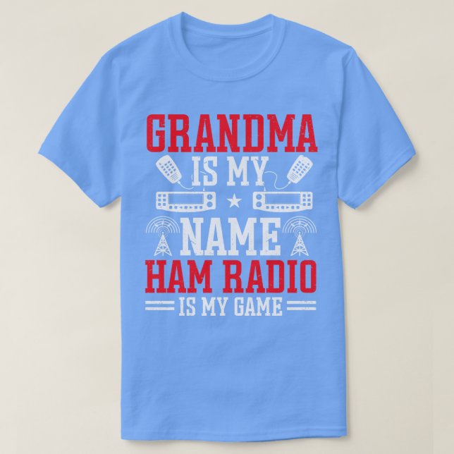 Geschenk des Radio Ham Amateur Radio Operator mit  T-Shirt (Design vorne)