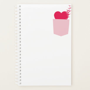 Geschenk des süßen Valentins Planer