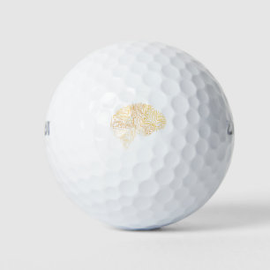 Geschenk des übermenschlichen Gehirns für Neurowis Golfball
