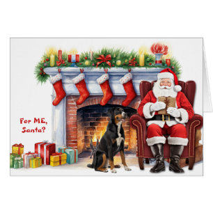 Geschenk des Weihnachtsmannes Greater Swiss Mounta
