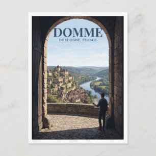 Geschenk Domme Sarlat-la-Canéda Frankreich Postkarte