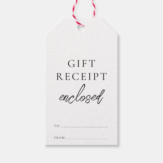 Geschenk Empfang geschlossen Weihnachten Weihnacht Geschenkanhänger (Vorderseite)