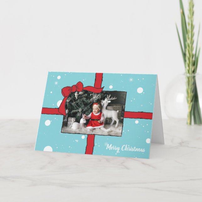 Geschenk Foto Weihnachtskarten Online Christmas Gr Karte (Vorderseite)