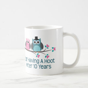 Geschenk für 10. Hochzeitstag-Schrei Kaffeetasse