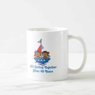 Geschenk für 49. Hochzeitstag-Affen Kaffeetasse