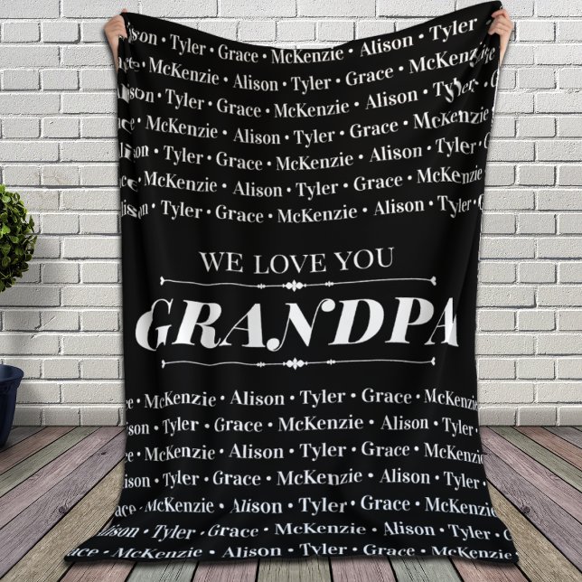 Geschenk für alle mit Muster für Familiennamen Sherpadecke (Von Creator hochgeladen)