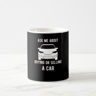 Geschenk für Autoverkäufer, der Autos liebt Kaffeetasse