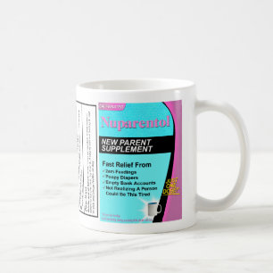 Geschenk für Babydusche: Nuparentol - Die neue Tas Kaffeetasse