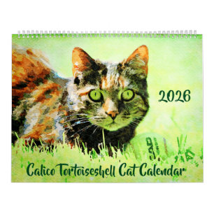 Geschenk für Besitzer und Liebhaber von Calico-Sch Kalender