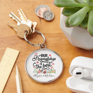 Geschenk für Beste Freundinnen Unsere Freundschaft Schlüsselanhänger