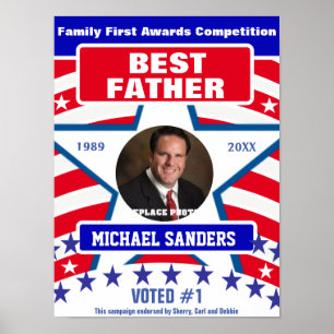 Geschenk für besten Vater der Vater-  Poster