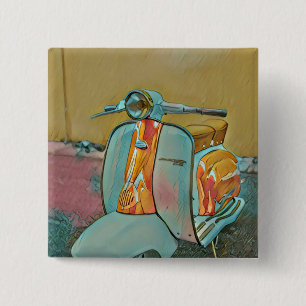 Geschenk für Biker Button