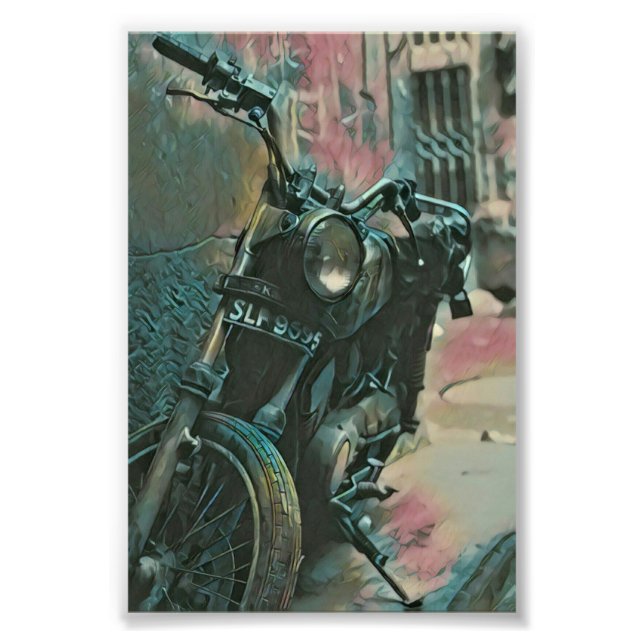 Geschenk für Biker Fotodruck (Vorne)