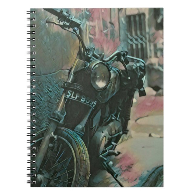Geschenk für Biker Notizblock (Vorderseite)