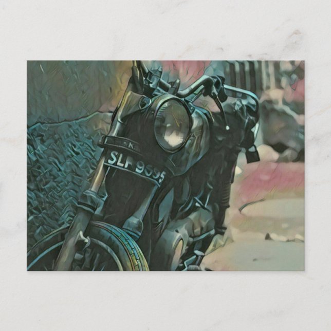 Geschenk für Biker Postkarte (Vorderseite)