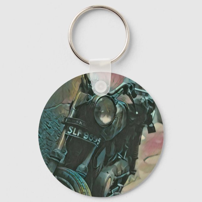 Geschenk für Biker Schlüsselanhänger (Vorderseite)