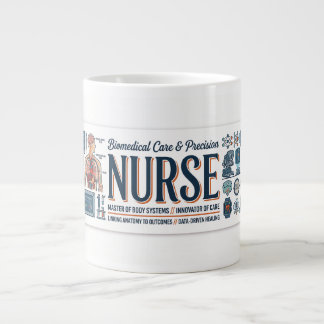 Geschenk für biomedizinische Krankenschwester Jumbo-Tasse