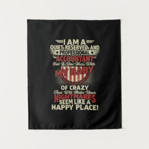 Geschenk für Buchhalter   Ich bin ein professionel Wandteppich