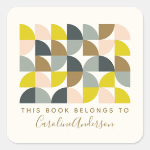 Geschenk für Buchzeichen-Bibliothek für Lover-Lehr Quadratischer Aufkleber