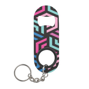 Geschenk für bunte geometrische Muster, Muttertags Mini Flaschenöffner