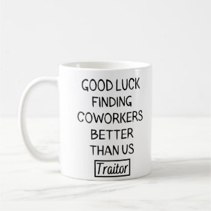 Geschenk für Coworker Abfahrt, Geschenk Kaffeetasse