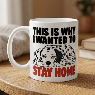 Geschenk für Dalmatiner-Freunde mit antisozialem S Kaffeetasse
