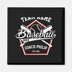 Geschenk für das beste Baseball-Trainerteam am End Magnet