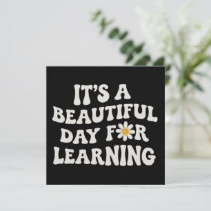 Geschenk für das Leben als Lehrer Es ist ein schön Einladung