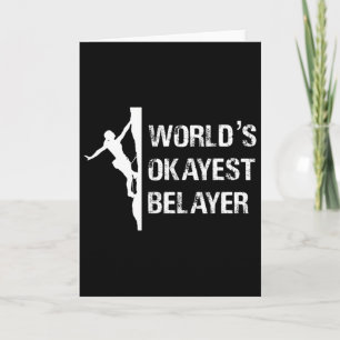 Geschenk für das okayeste Mädchen zum Sichern, Kle Karte