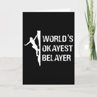 Geschenk für das okayeste Mädchen zum Sichern, Kle Karte