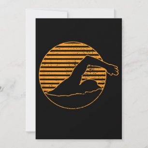 Geschenk für das Schwimmbad Feiertagskarte