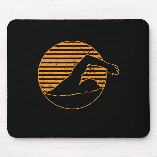 Geschenk für das Schwimmbad Mousepad (Vorne)
