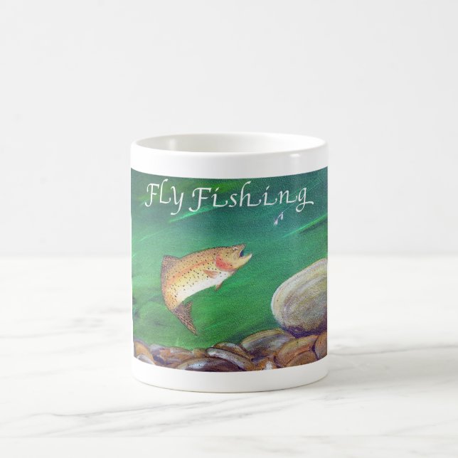 Geschenk für den Fischfang Kaffeetasse (Mittel)