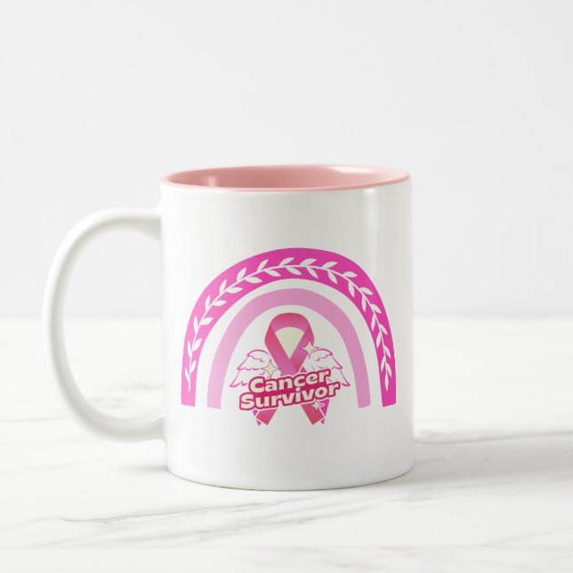 Geschenk für den Krebs Zweifarbige Tasse (Links)