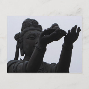 Geschenk für den sitzenden Buddha Postkarte