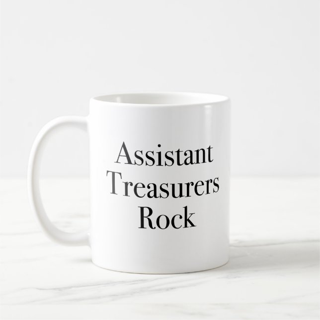 Geschenk für den stellvertretenden Schatzmeister Kaffeetasse (Links)