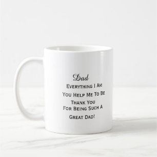 Geschenk für den Vatertag Kaffeetasse