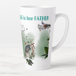 Geschenk für den Vatertag von der Tochter Milchtasse