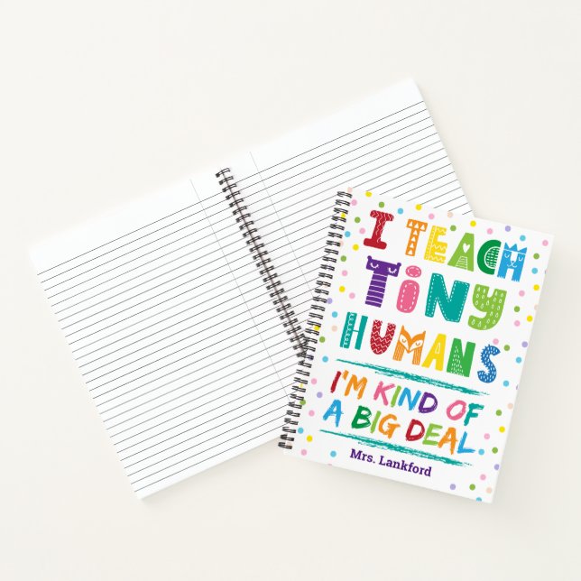 Geschenk für den Vorschullehrer Notizbuch (Innenseite)