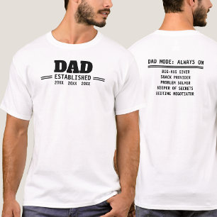 Geschenk für die Begründung der Vaterschaft durch T-Shirt