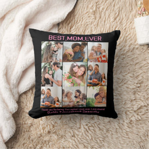 Geschenk für die beste Mama je FotoCollage Kissen