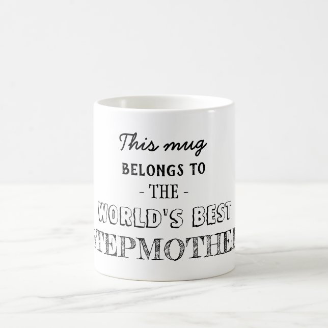 Geschenk für die beste Stiefmutter Kaffeetasse (Mittel)