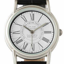 Geschenk für die Freundin auf ihrer Geburtstagssch Armbanduhr