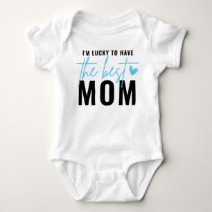 Geschenk für die Junge Mutter des ersten Muttertag Baby Strampler